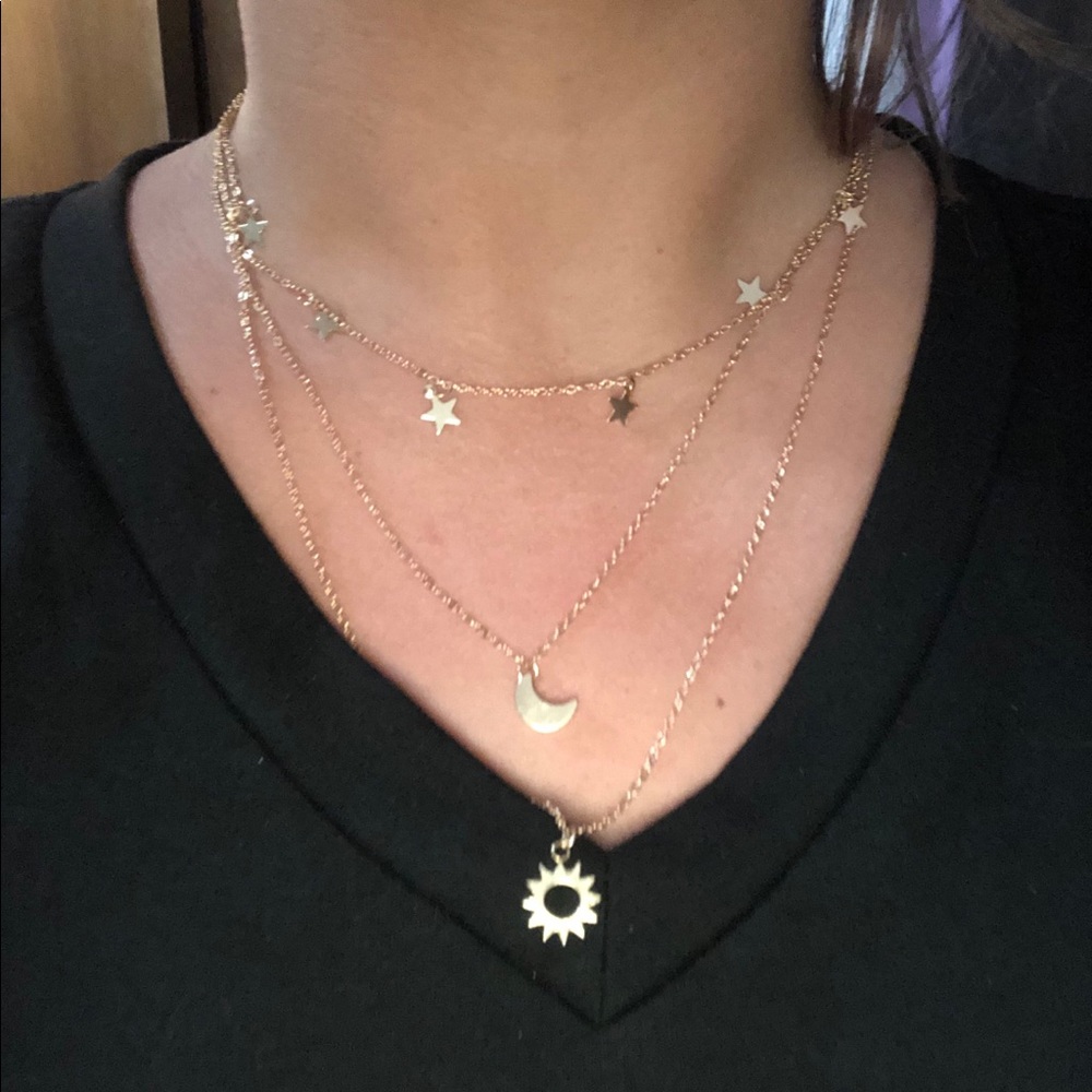 Stars Layered Necklace ✨ - Picture 6 of 6